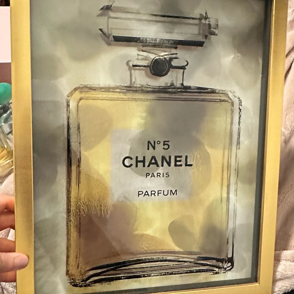 Chanel Gold Framed Wall Art ****SOLD****